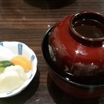 うなぎ 魚政 - 肝吸い