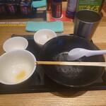 麺屋 つばき亭 - 完食です　朝ラー　イイですね⭕️