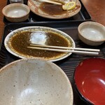 とんかつよしえ - 完食です٩(^‿^)۶ごちそうさまでした☆彡