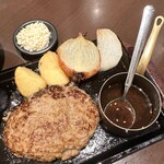 手作りハンバーグ工房Toshi - たっぷり山わさびハンバーグ300g