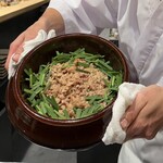 鳥さき而光 - つくねご飯