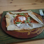 蕎麦カフェ INOJIN - ガレット（トマトソース）