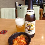 食事処　七福 - おつまみセット(瓶ビール変更＋\150)