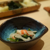 江戸前鮓 すし通 - 才巻きのお浸し