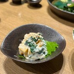 居酒屋じげん - いちじくと柿の白和え