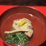 賛否両論 - 蓮根のしんじょう・九条ネギ・松茸