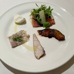 ナポリ、アマルフィ料理 Ti picchio - 前菜盛り合わせ