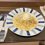 サンマルクカフェ - 料理写真:ふんわりパルメザンチーズのカルボナーラ。