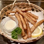 ちゃんぷる - ごぼうの唐揚げ 350円