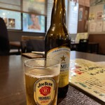 肉系居酒屋 肉十八番屋 - 私はノンアルビールで乾杯
