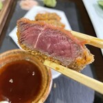 肉系居酒屋 肉十八番屋 - ミスジレアカツが柔らかくて肉肉しい