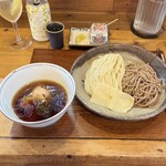 Ramen FeeL - FeeLつけ麺（醤油）¥1950、大盛り¥200