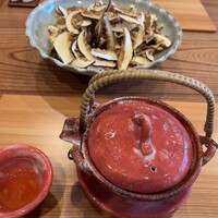 柚木元 - 乾燥松茸をふんだんに使った土瓶蒸し