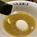 牡蠣と貝 - 貝味玉を最後に