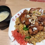 大阪王将 - 料理写真:ザンギカレー炒飯