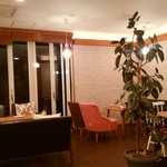 グリーティング - 外が暗いとまたいい雰囲気です。