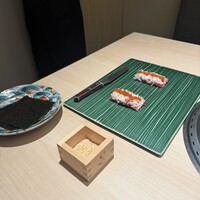 銀座 ちかみつ 六丁目 - 厳選和牛の蟹・いくらユッケドッグ　～目の前仕上げ～