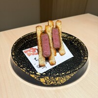 銀座 ちかみつ 六丁目 - 厳選ヒレ肉のブリオッシュカツサンド　～自家製ソース～