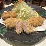 とん太 - 特ヒレかつ定食