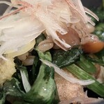 そば 耕作 - 揚げたての温かいお通しは懐かしい