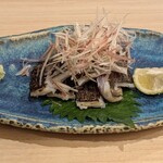 そば 耕作 - かますの昆布〆炙り刺し