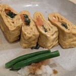 そば 耕作 - 明太子卵焼き