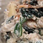 そば 耕作 - 懐かしいお味の白和え