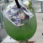 AMO CAFE - メロンカルピスソーダ―
