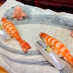 鮨いの上 - 伊勢湾車海老　愛知サヨリ