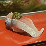 小笹寿し - 鯖/あたり葱