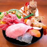 野口鮮魚店 - 朝一築地丼（具増し）