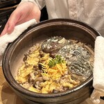 感と間 - 鮑の炊込みご飯