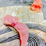 鮨いの上 - 千葉キンメ炙り（対馬の穴子写真撮れず）