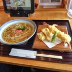 うどん茶屋 海津屋 - 海老天ぷらうどん