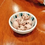 大衆イタリアンかね子 - 鶉の卵