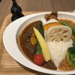 横町カフェ - 黒カレー