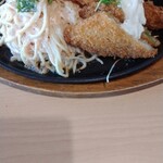 ココペリドライブイン - シーフードフライと明太子パスタ