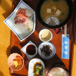 魚将軍 - 刺身定食　1,000円(税込み1,100円) 2025年11月8日(土) 昼