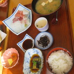 魚将軍 - 刺身定食　1,000円(税込み1,100円) 2025年11月8日(土) 昼