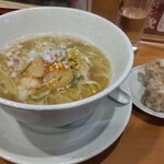 中華ソバ あそぶ龜 - 限定ホタテソバ