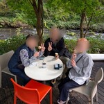 마루야마 커피 하루니레 테라스점 - 이런 느낌입니다. 1인 카메라맨이라 사진에는 나오지 않지만.