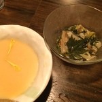 居酒屋 かまどか 横浜西口店 - タコわさとお通しの豆腐！