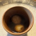 Restaurant Naz - 発酵させた牛蒡と蓮根、里芋で作った揚げニョッキ