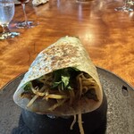 レストラン ナズ - 魚のハヤをおやき風に