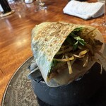 レストラン ナズ - 魚のハヤをおやき風に