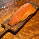 レストラン ナズ - スペシャリテの「信州サーモン」