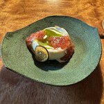 レストラン ナズ - 煮詰めた牛乳に乾燥させたイチヂク