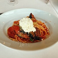 トラットリア グランボッカ - 揚げナスとリコッタチーズのトマトソース