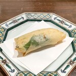 旬鮮魚菜 くじら - 白子と海老の春巻き