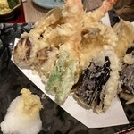 天婦羅と刺身 板前料理 魚天 - 